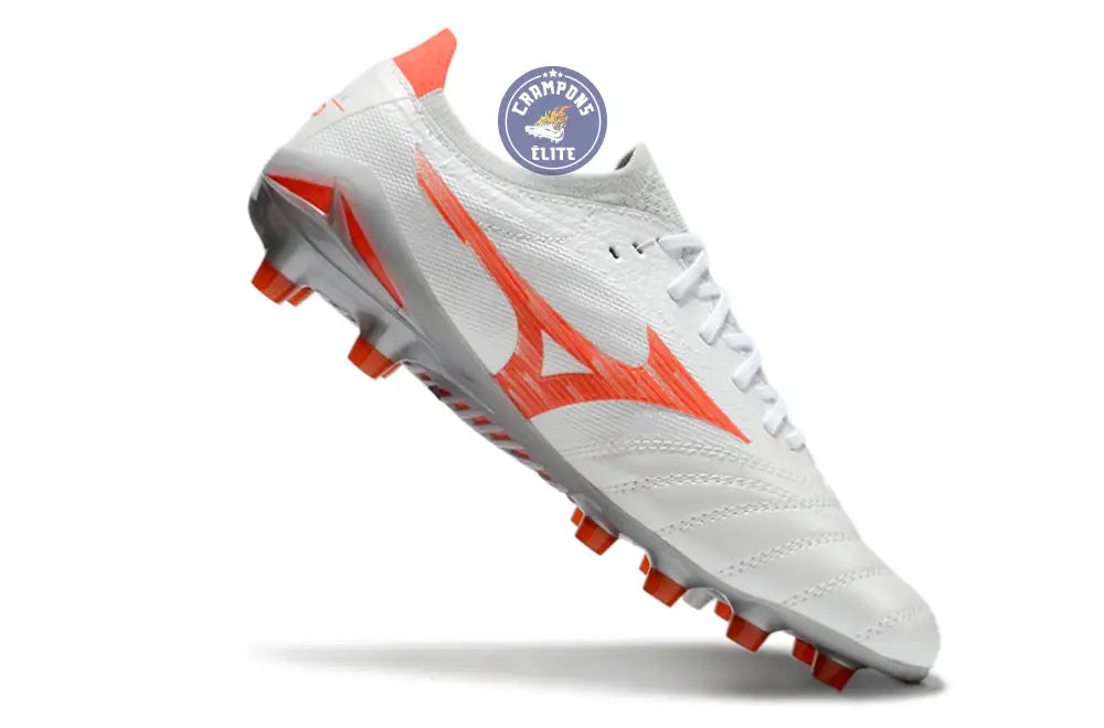 Morelia Neo 4 Beta Elite FG/AG Charge - Blanc/Radiant Red