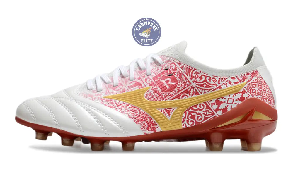 Morelia Neo 4 Beta FG/AG Sergio Ramos 4 Vol. lll - Blanc/Doré/Rouge ÉDITION LIMITÉE