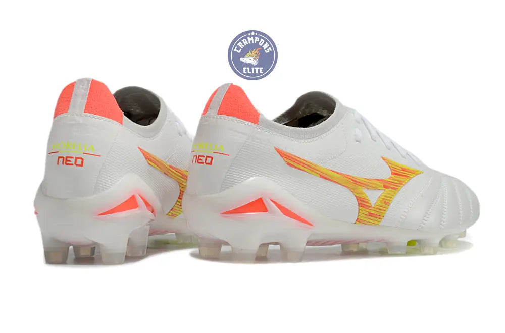 Morelia Neo 4 Elite FG/AG - Blanc/Rouge/Jaune