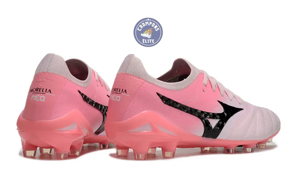 Morelia Neo 4 Elite FG/AG - Blanche/Rose/Noir