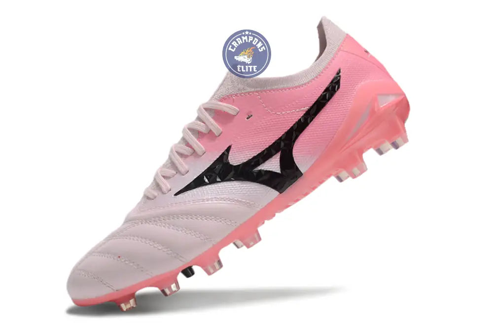 Morelia Neo 4 Elite FG/AG - Blanche/Rose/Noir