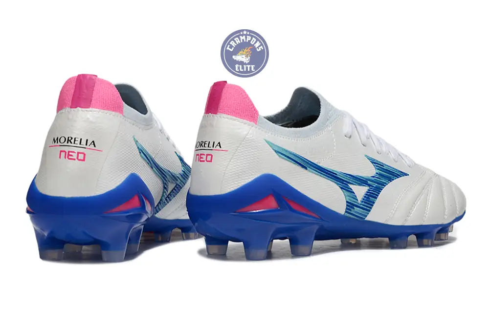 Image of MORELIA NEO IV BETA FG URBAN ELECTRIC - BLANC/TURQUOISE/ROSE