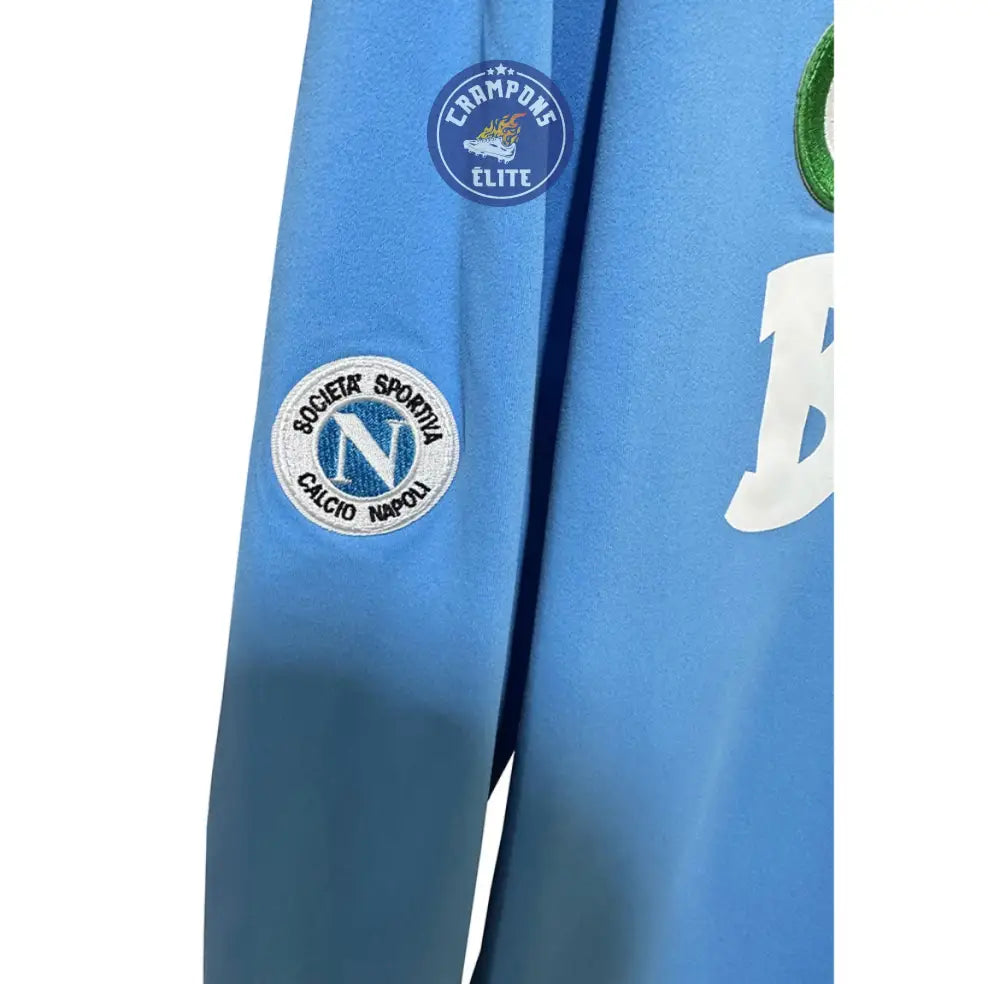 Naples 1987/88 Domicile à manches longues