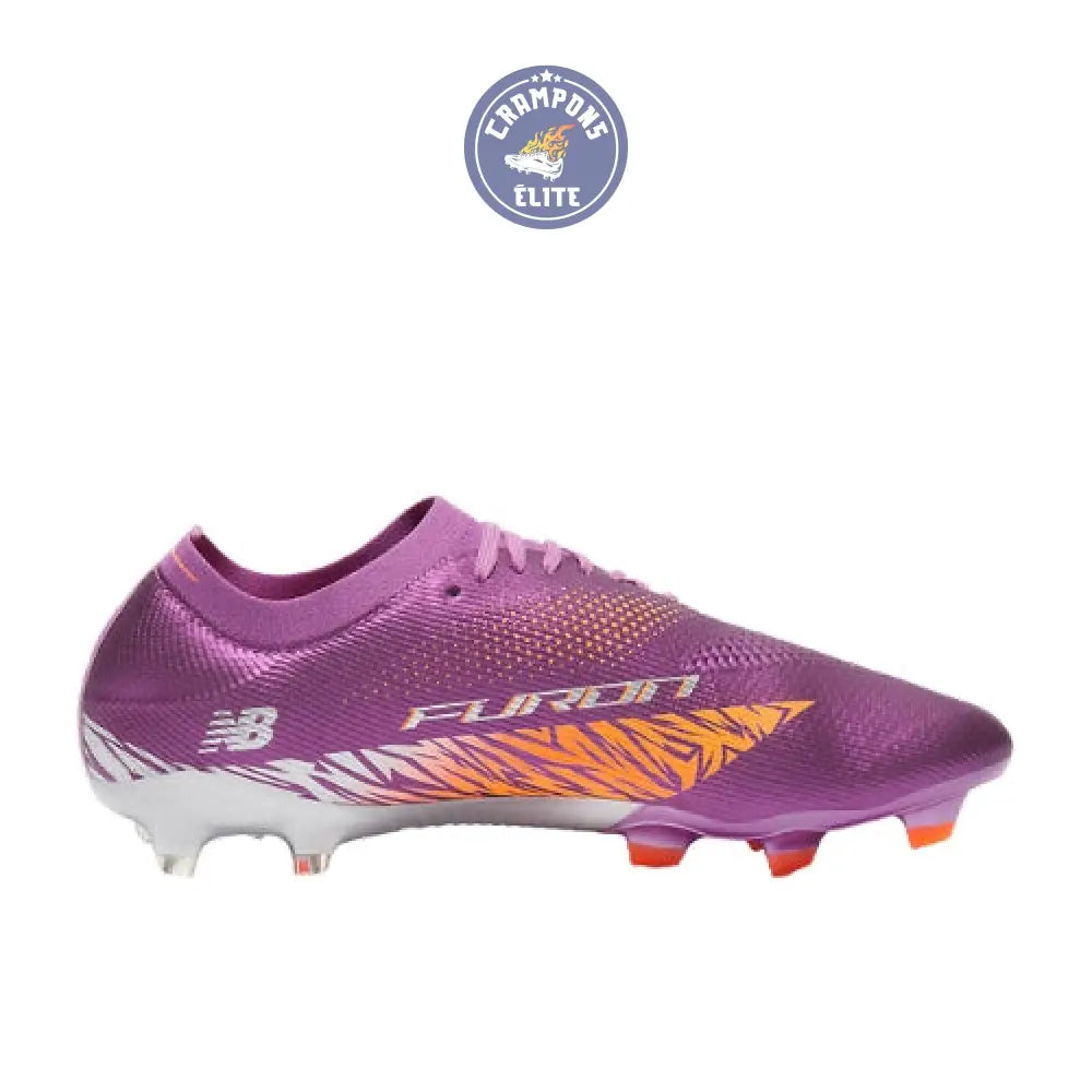 New Balance FURON ELITE V8 FG - Violet/Orange/Gris