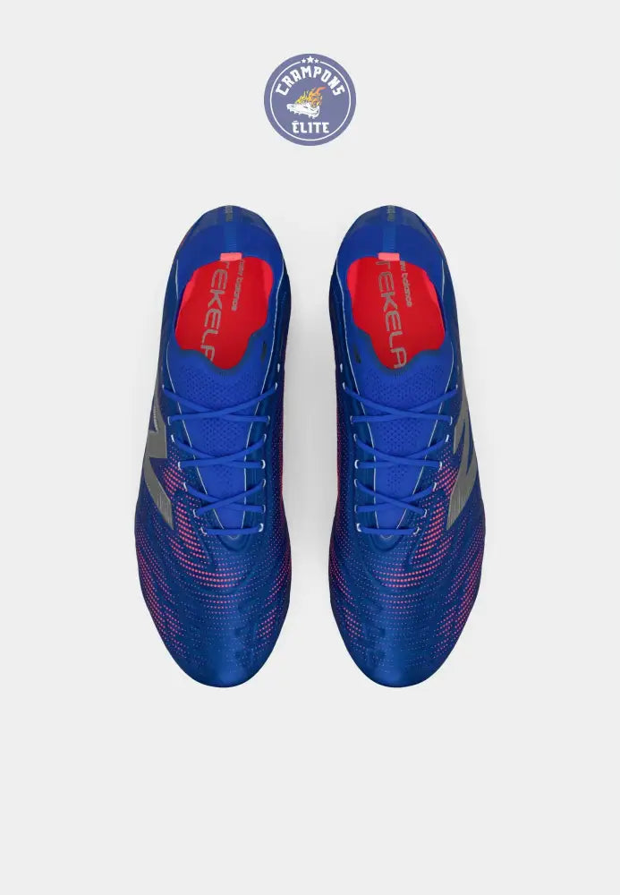 NEW BALANCE TEKELA V5 ELITE LOW CUT FG Cause & effect - Blue Gemstone