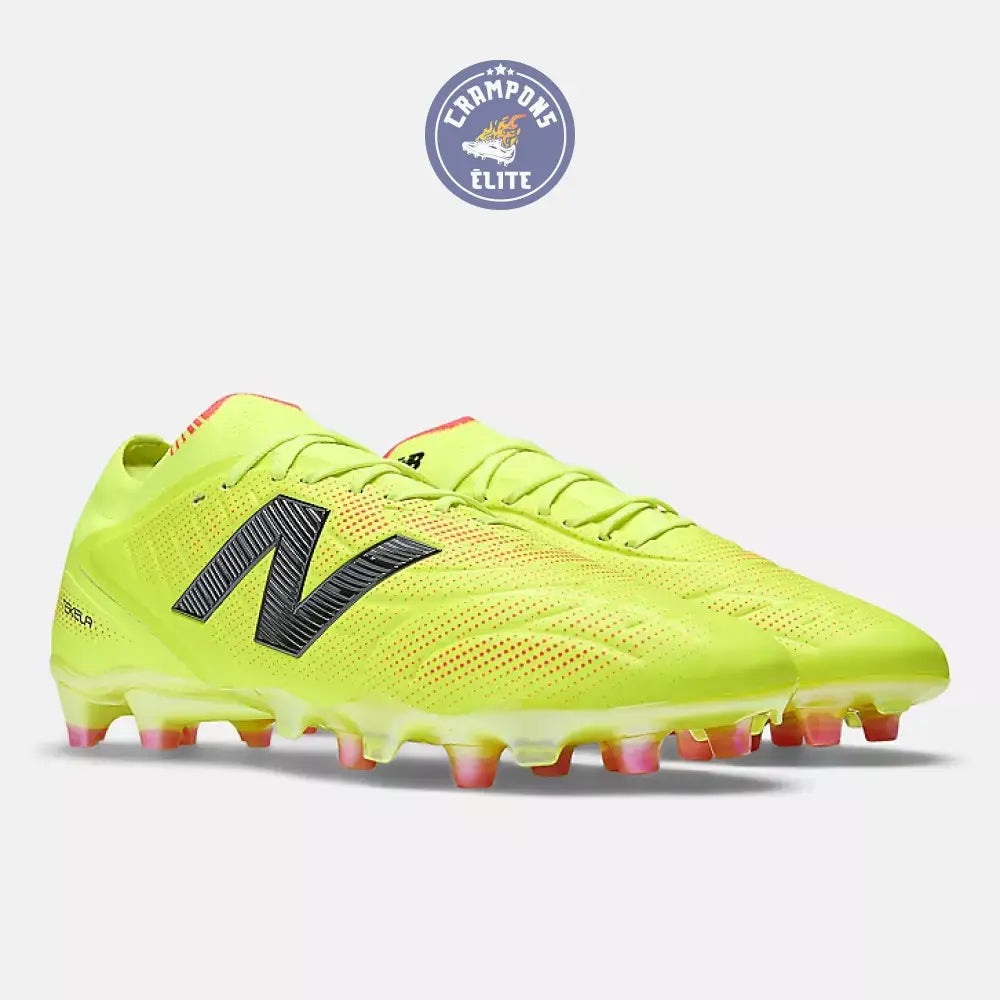 NEW BALANCE TEKELA V5 ELITE LOW CUT FG FIRST EDITION - HI-LITE/NOIR/ROSE