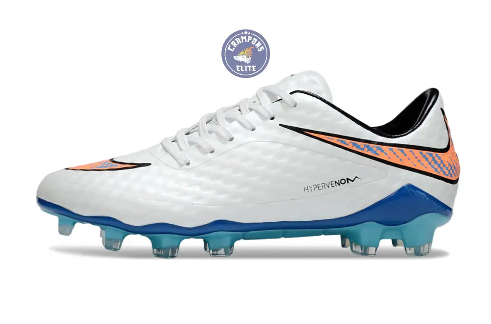 New Hypervenom 1 Phantom FG Blanc/Bleu/Orange