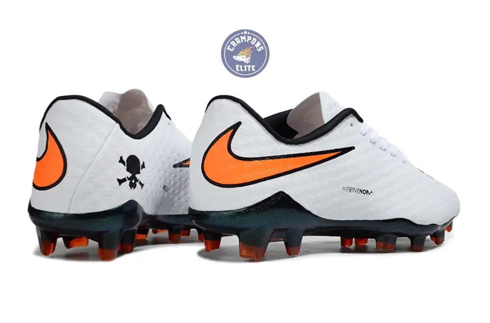 New Hypervenom Phantom 1 FG - Blanc/Noir/Orange