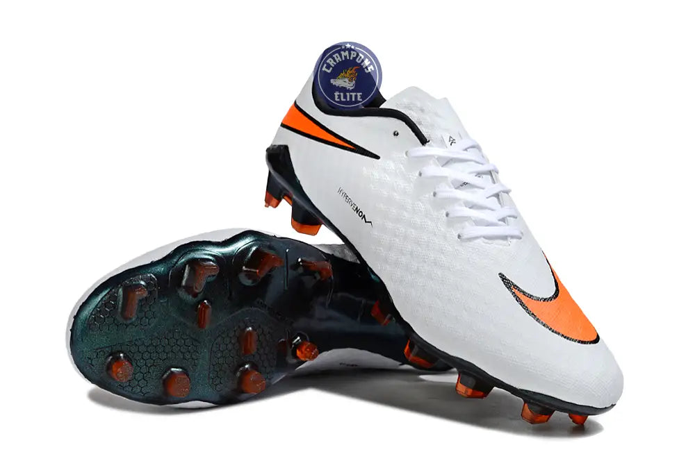 New Hypervenom Phantom 1 FG - Blanc/Noir/Orange