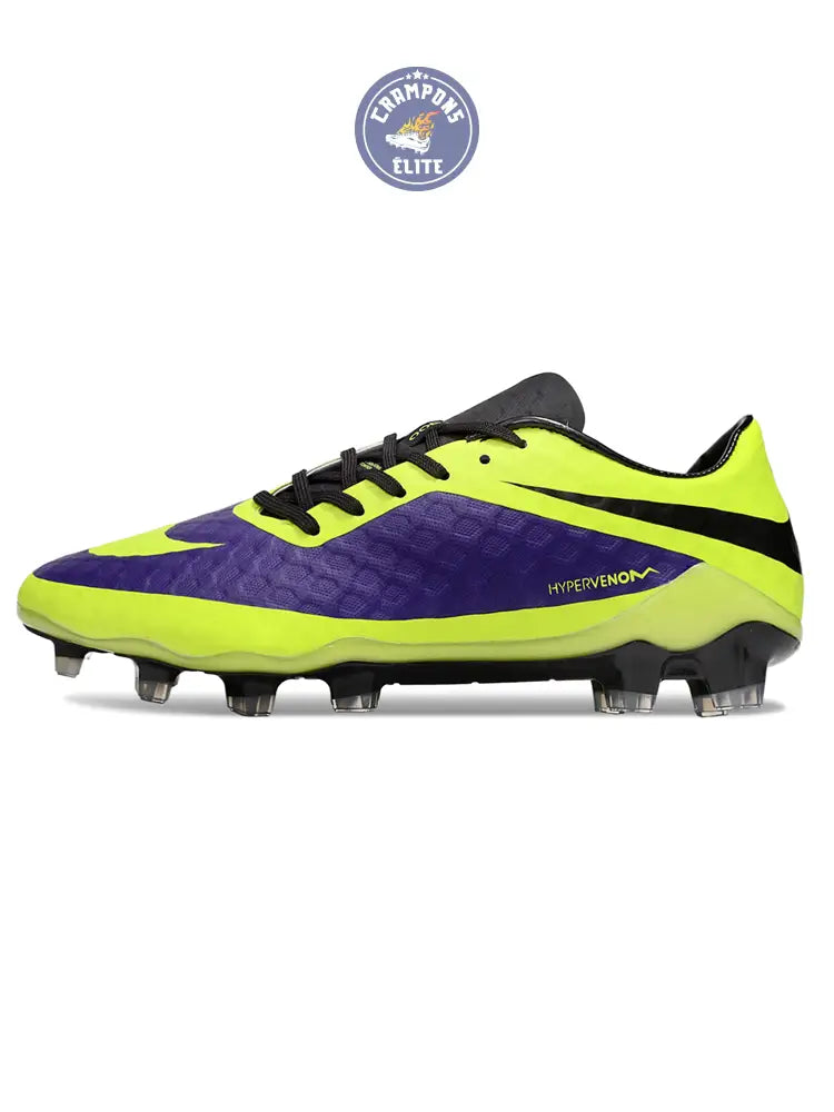 New Hypervenom Phantom 1 FG - Neon/Lilla/Sort