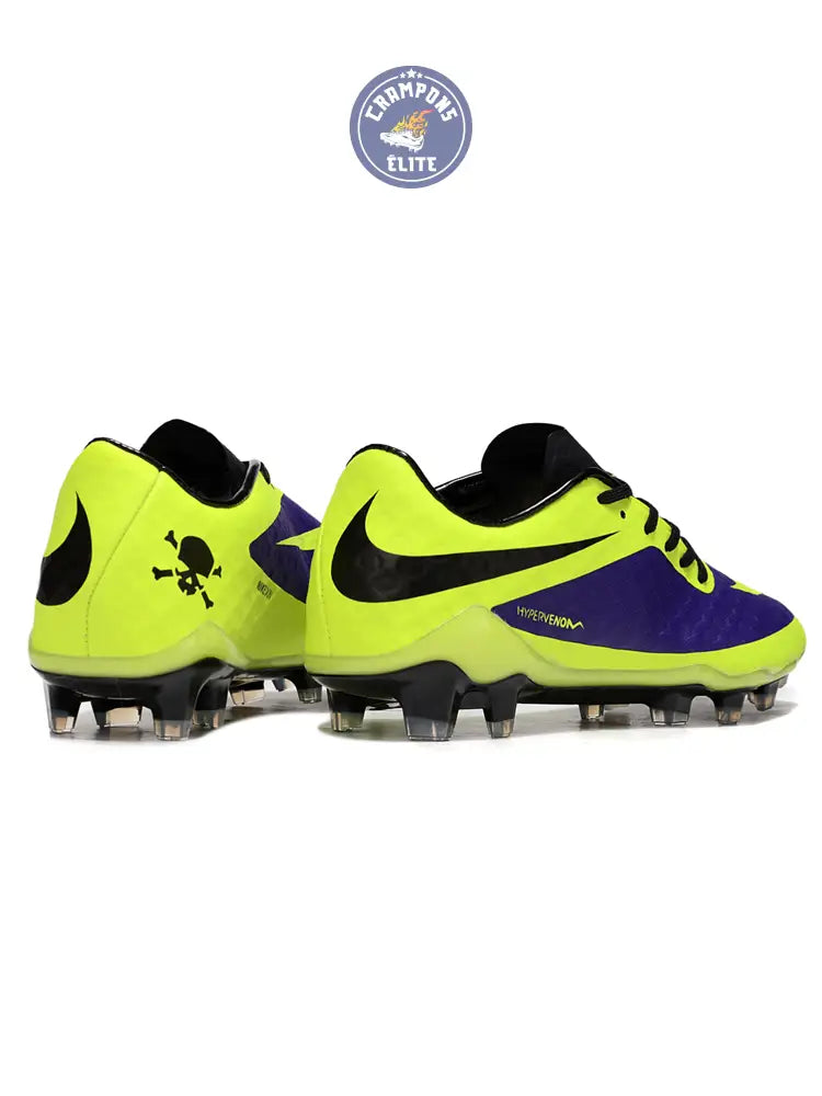 New Hypervenom Phantom 1 FG - Neon/Lilla/Sort