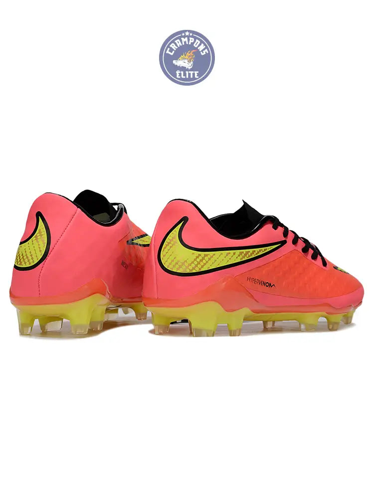 New Hypervenom Phantom 1 FG - Rød/Neon/Sort