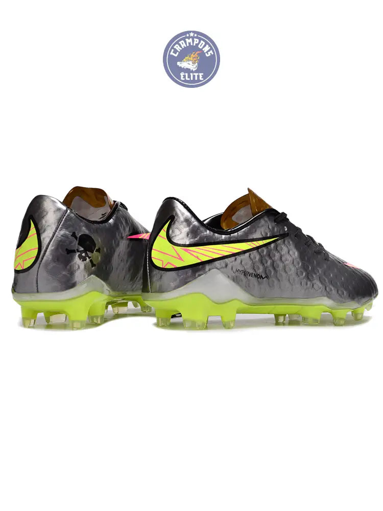 New Hypervenom Phantom 1 FG - Sølv/Guld/Neon