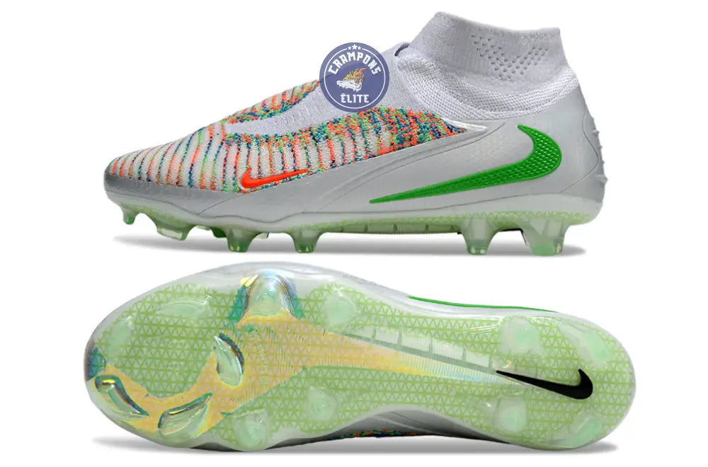 PHANTOM 6 ELITE HIGH CUT FG x EA SPORTS - Gris/Vert/Multicouleur