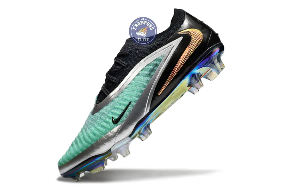 Image of Phantom 6 Elite Low Cut FG - Turquoise/Chrome/Noir ÉDITION LIMITÉE