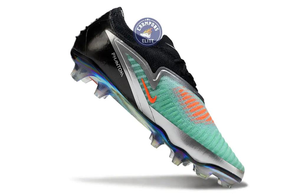 Phantom 6 Elite Low Cut FG - Turquoise/Chrome/Noir ÉDITION LIMITÉE