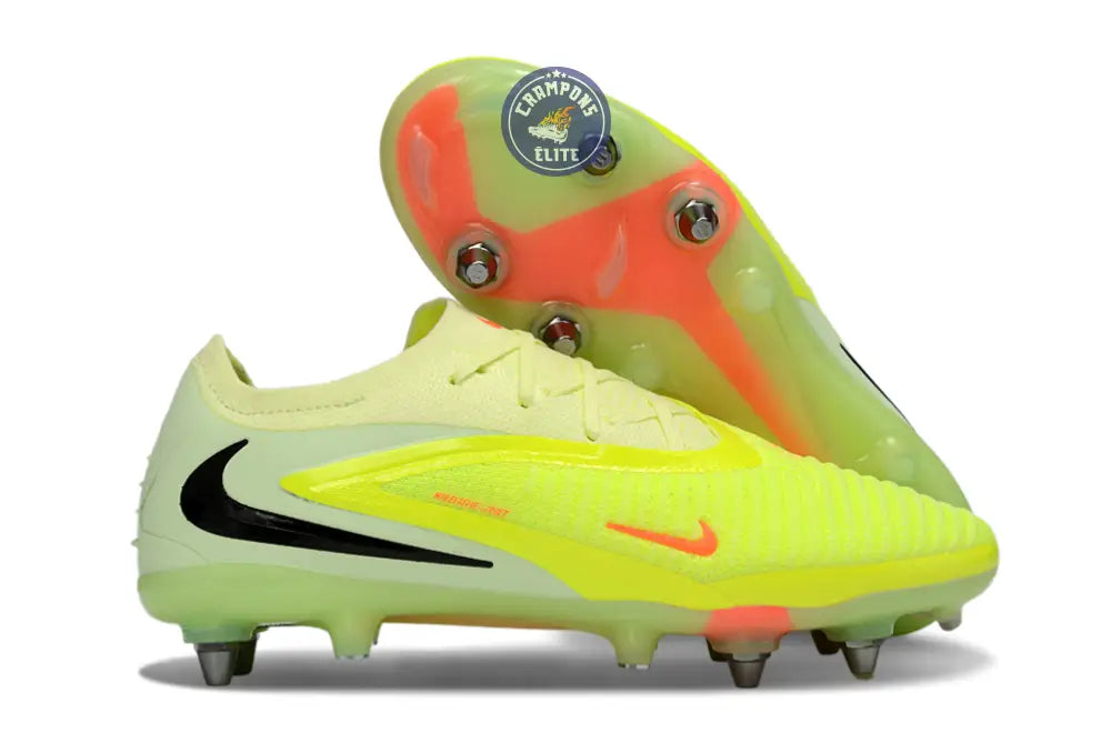 Image of Nike Phantom 6 Elite Low Cut SG Max Voltage - Vert/Noir/Orange