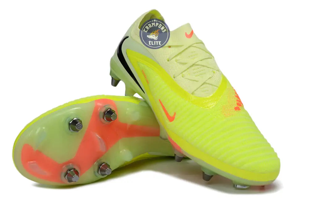 Image of Nike Phantom 6 Elite Low Cut SG Max Voltage - Vert/Noir/Orange