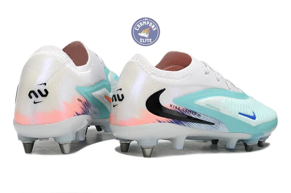 Image of PHANTOM 6 ELITE SG LOW CUT UNITED PACK 002 SG -BLANC/TURQUOISE/VIOLET