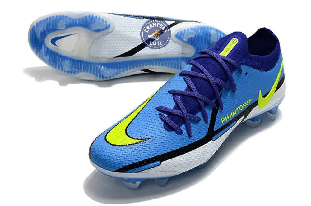 Phantom GT 2 Elite FG Recharge - Bleu/Jaune Fluo/Gris/Bleu