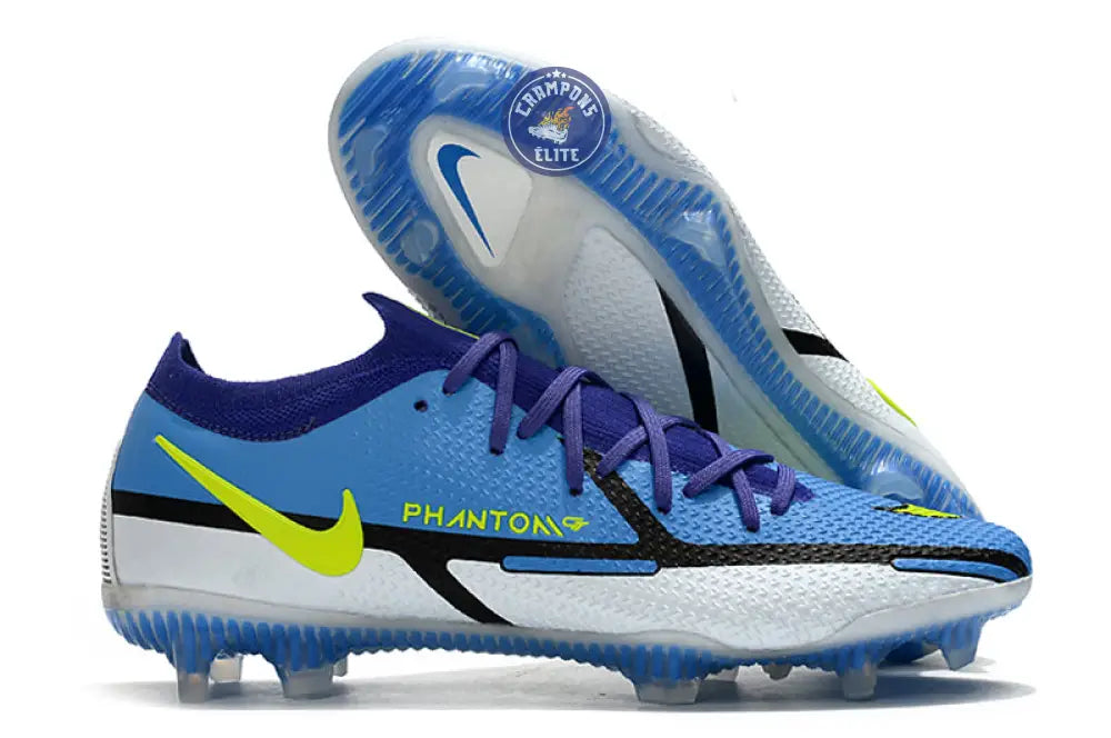 Phantom GT 2 Elite FG Recharge - Bleu/Jaune Fluo/Gris/Bleu