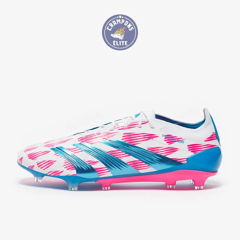 Predator 24.1 Elite FG Reemergence - Blanc/Bleu/Rose
