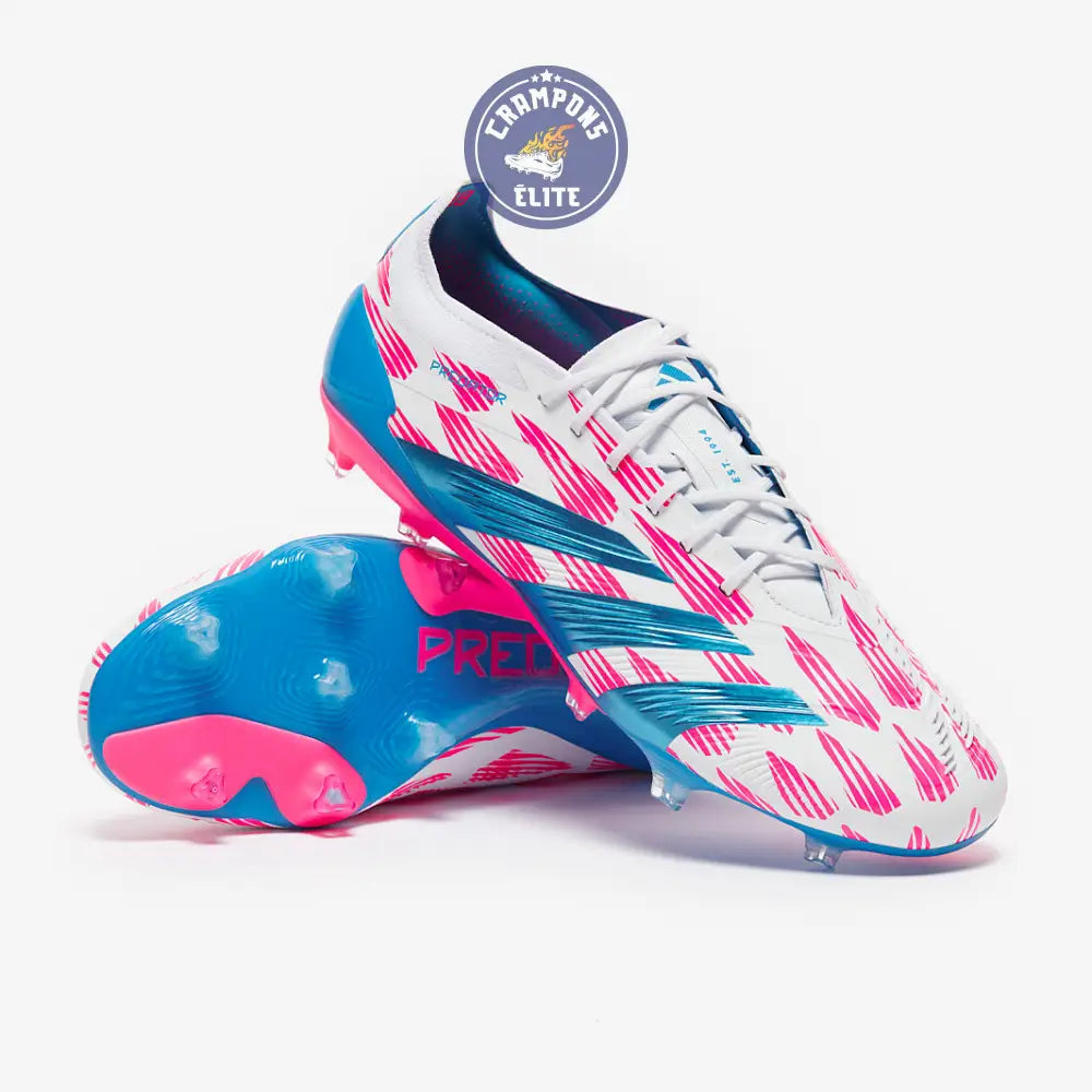 Predator 24.1 Elite FG Reemergence - Blanc/Bleu/Rose