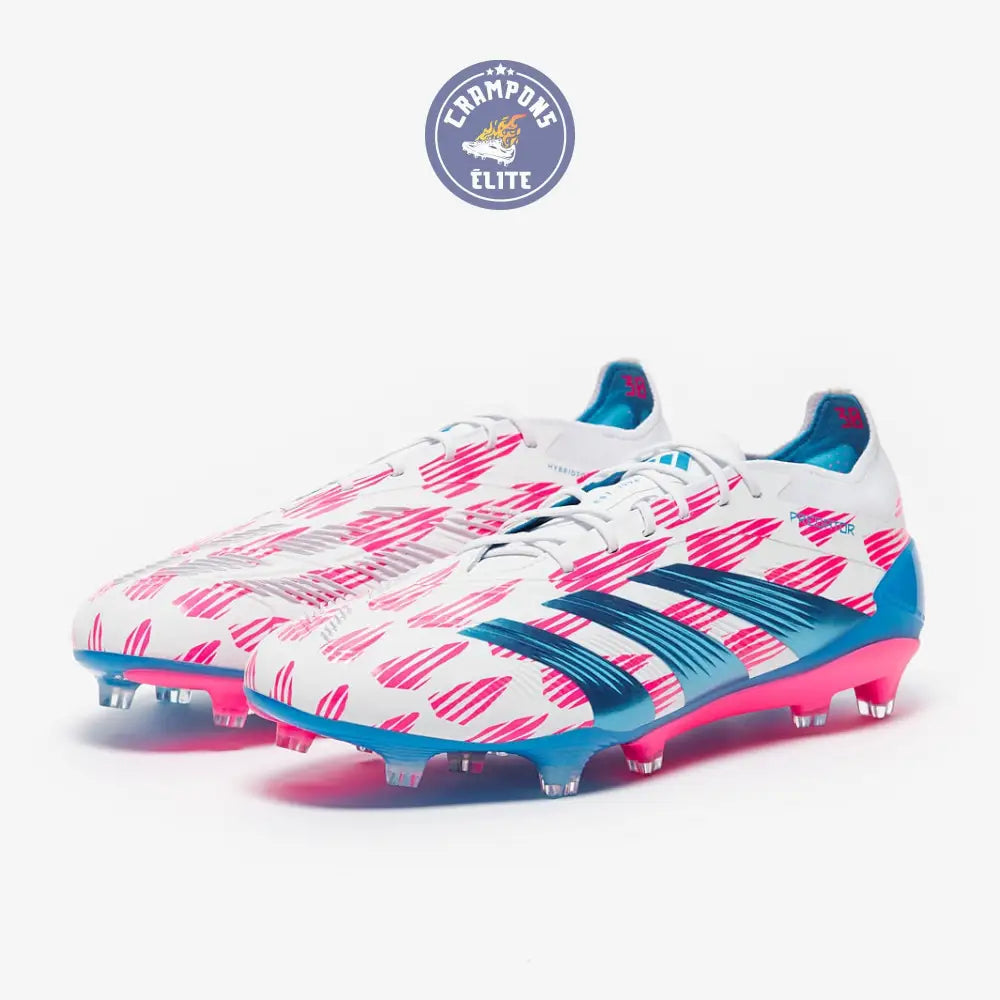 Image of Predator 24.1 Elite FG Reemergence - Blanc/Bleu/Rose