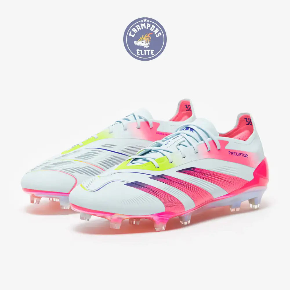 Image of Predator 24.1 Elite FG Stellar Icon - Almost Blue/Lucid Pink/Jaune