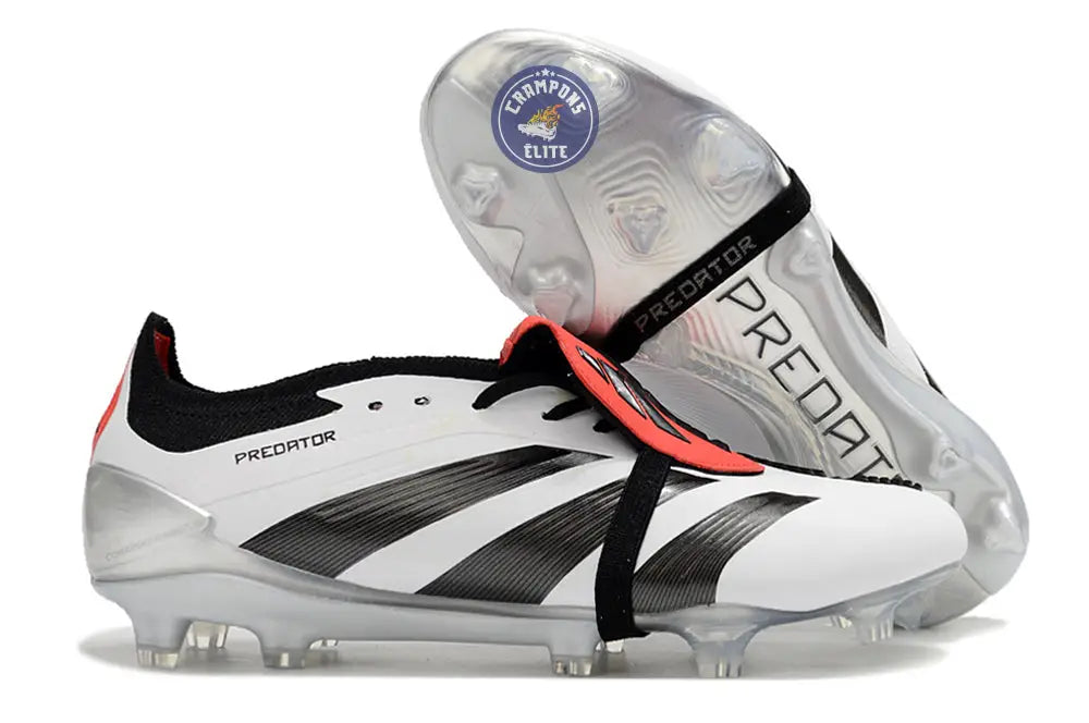 Predator 24 Elite Fold-over Tongue FG Champagne/Noir/Rouge
