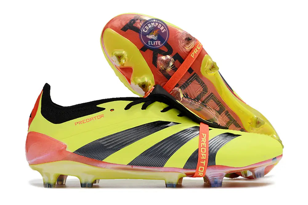 Predator 24 Elite Fold-over Tongue FG Energy Citrus - Jaune/Noir/Rouge