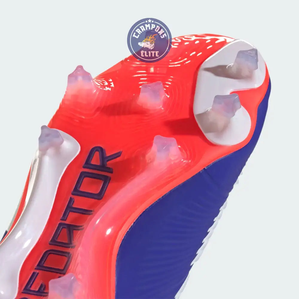 Predator 24 Elite Laceless FG Predstrike - Advancement - Bleu/Blanc/Rouge
