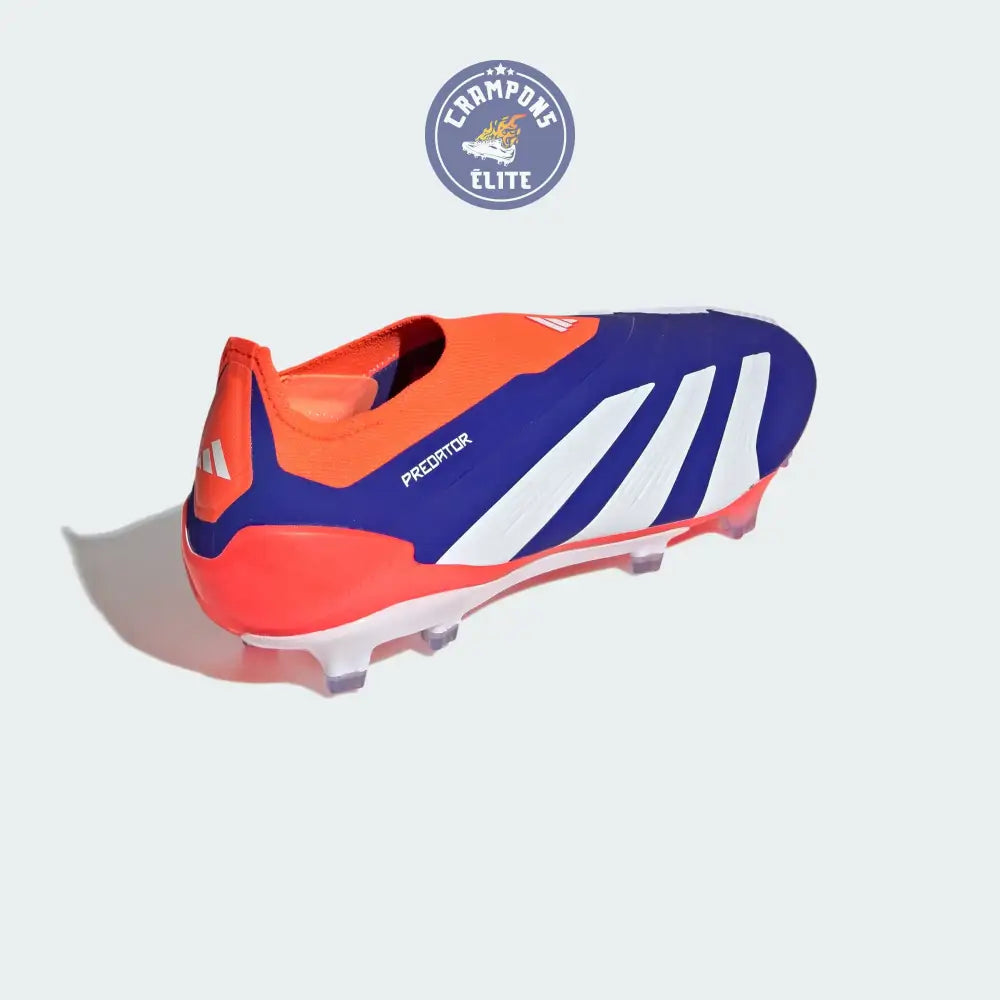 Image of Predator 24 Elite Laceless FG Predstrike - Advancement - Bleu/Blanc/Rouge