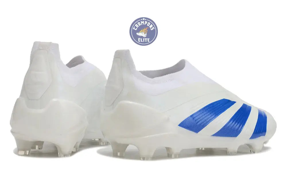 Predator 24 Elite Laceless FG Predstrike - Blanc/Bleu