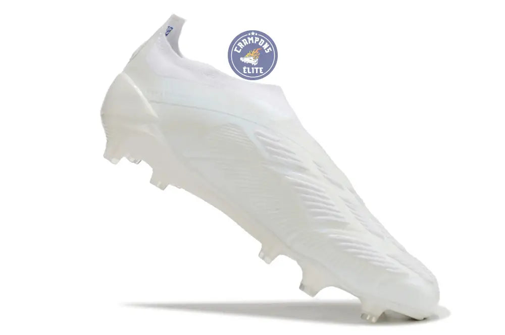 Predator 24 Elite Laceless FG Predstrike - Blanc/Bleu