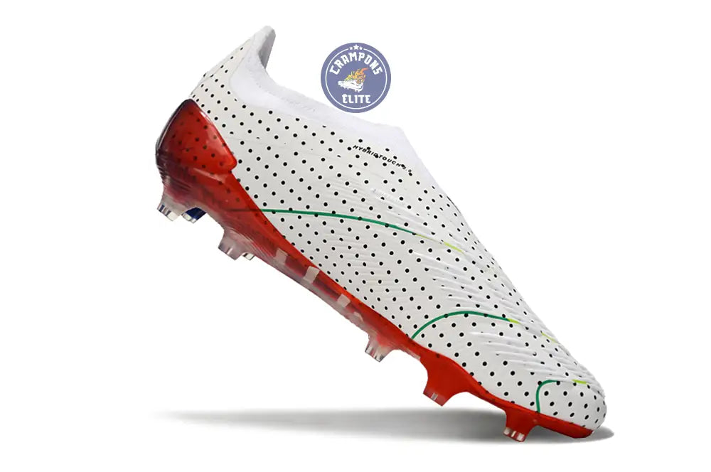 Predator 24 Elite Laceless FG Predstrike - Blanc/Bleu Multicouleur