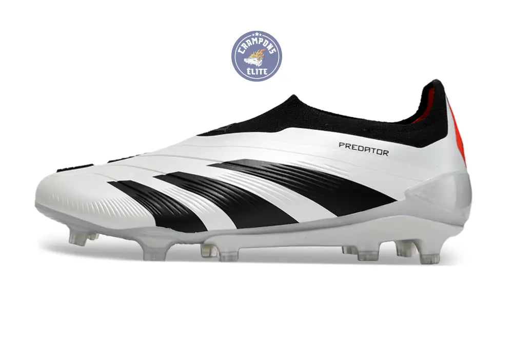 Predator 24 Elite Laceless FG Predstrike - Champagne/Noir/Rouge
