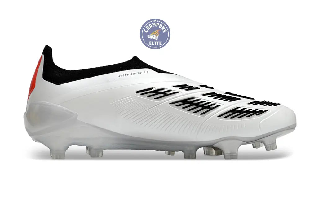 Image of Predator 24 Elite Laceless FG Predstrike - Champagne/Noir/Rouge