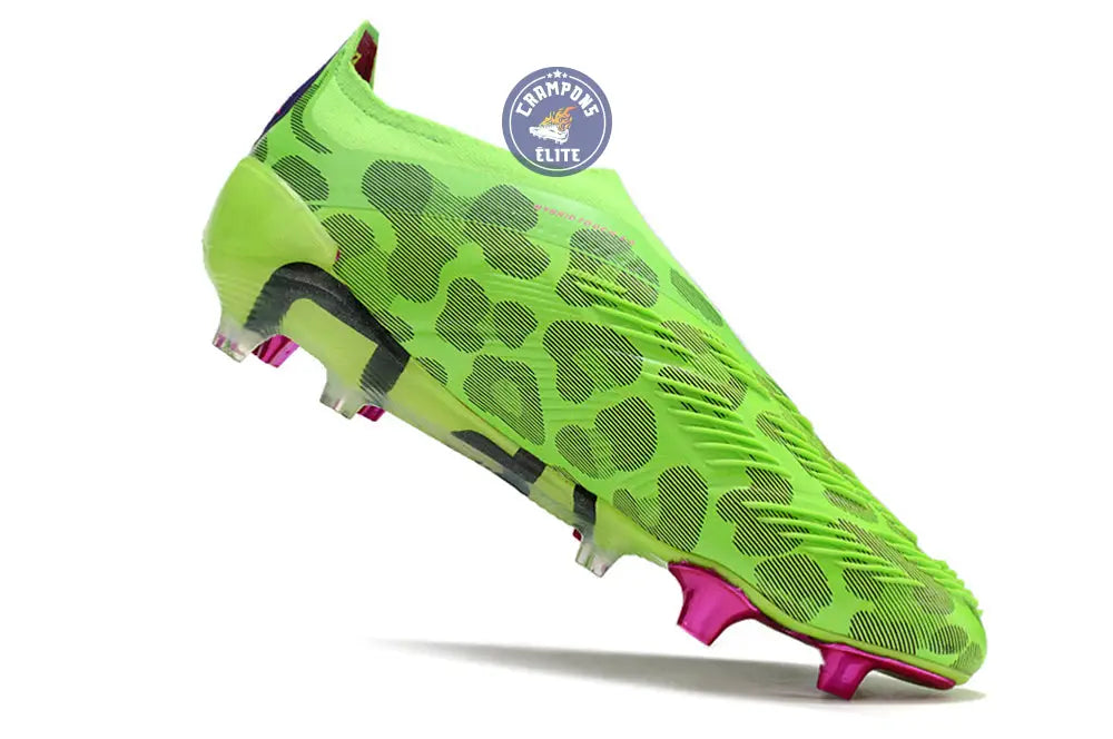 Predator 24 Elite Laceless FG Predstrike - Generation Pred - Vert/Rose/Lucid Lemon ÉDITION LIMITÉE