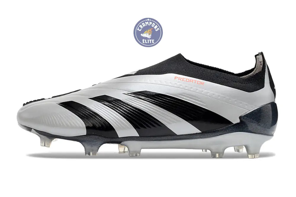 Predator 24 Elite Laceless FG Predstrike - Gris/Noir