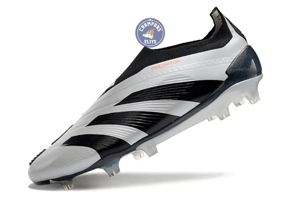 Predator 24 Elite Laceless FG Predstrike - Gris/Noir