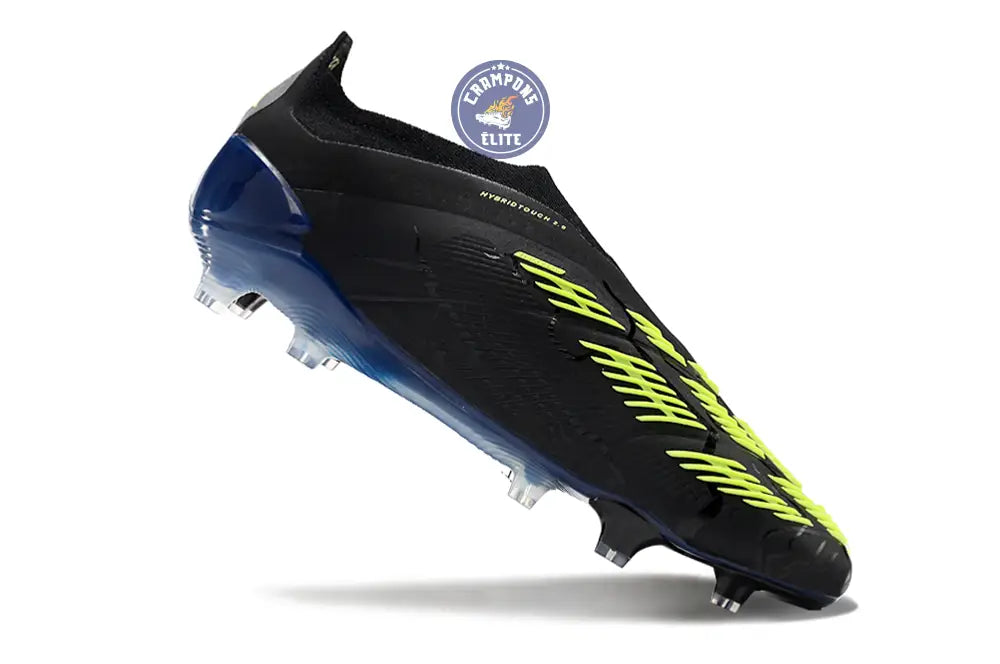 Predator 24 Elite Laceless FG Predstrike - Merky FC Noir/Vert Fluo