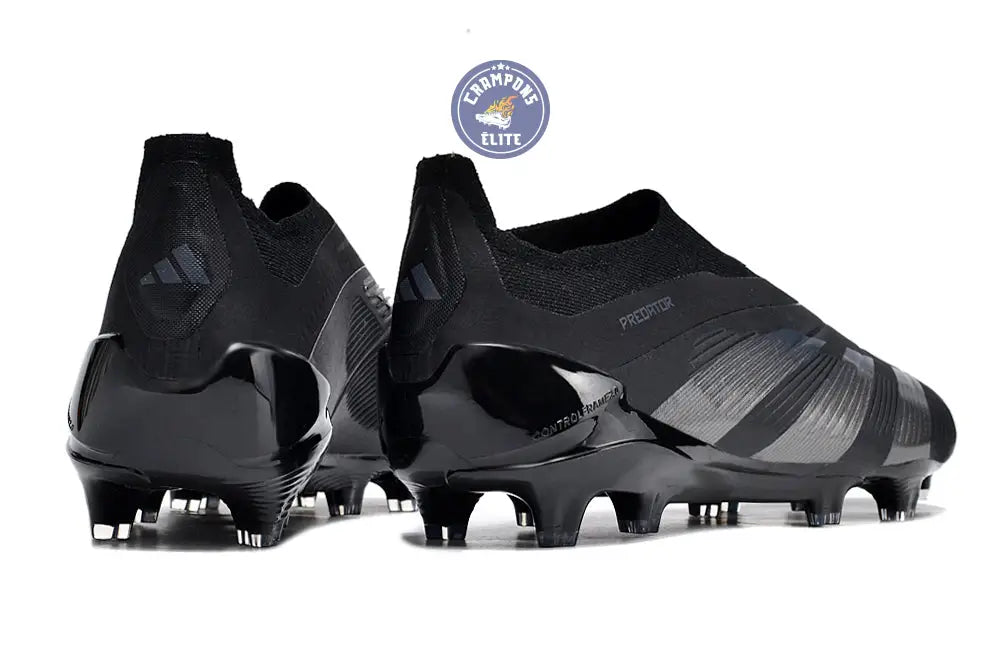 Predator 24 Elite Laceless FG Predstrike - Noir/Argent
