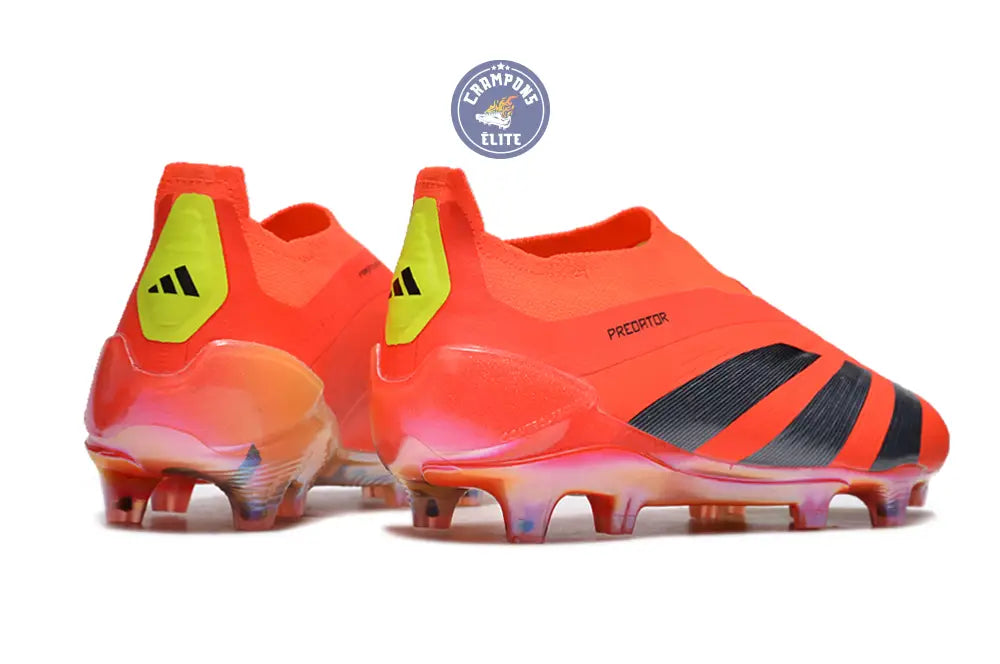 Predator 24 Elite Laceless FG Predstrike - Rouge/Noir/Jaune ÉDITION LIMITÉE