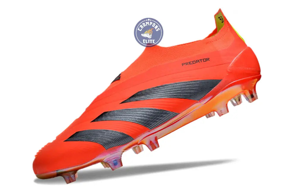 Predator 24 Elite Laceless FG Predstrike - Rouge/Noir/Jaune ÉDITION LIMITÉE