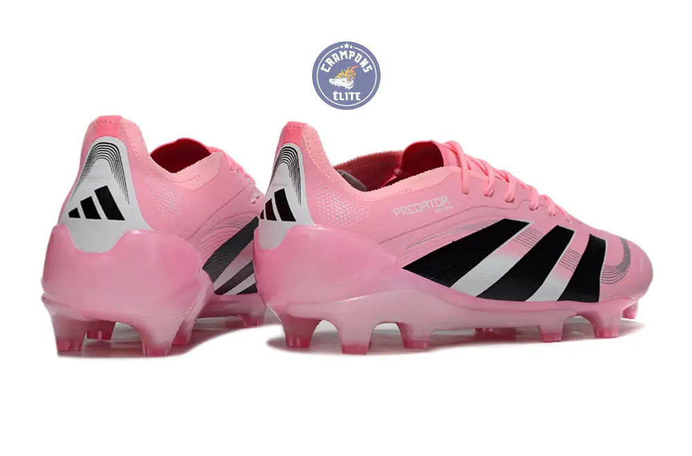 Image of Predator 25 Elite Laceless FG Beckham - Rose/Bleu/Noir/Argent