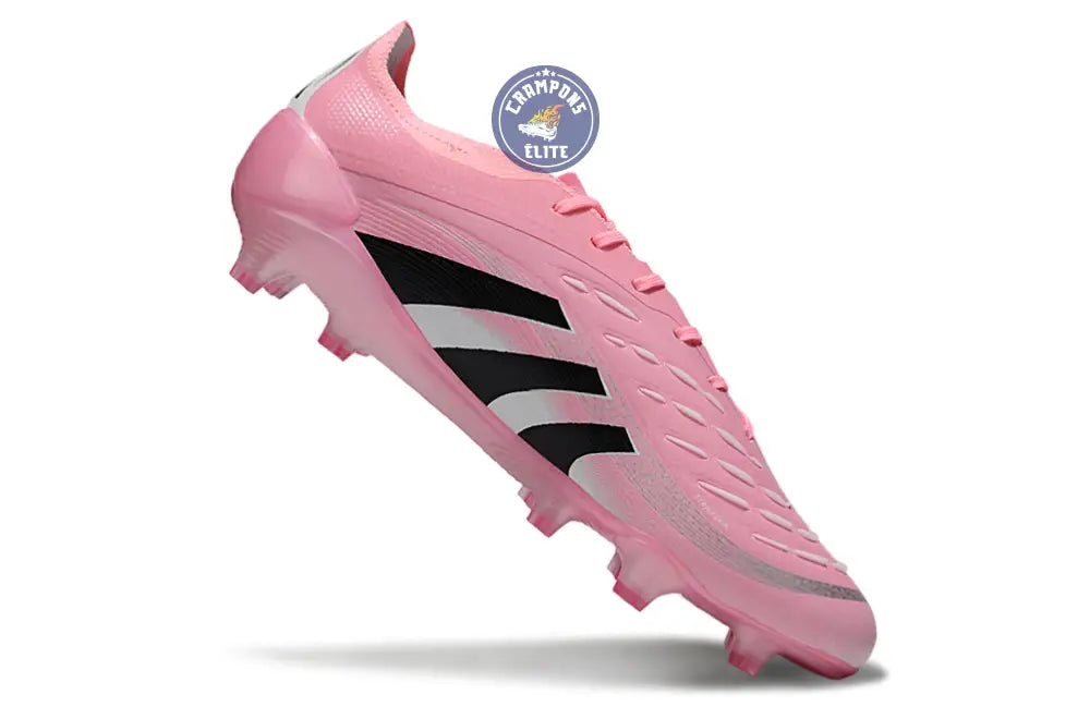 Image of Predator 25 Elite Laceless FG Beckham - Rose/Bleu/Noir/Argent