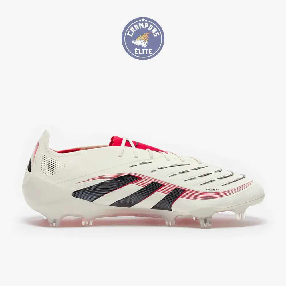 Predator 25.1 Elite FG Champagne - Blanc/Noir/Pure Ruby