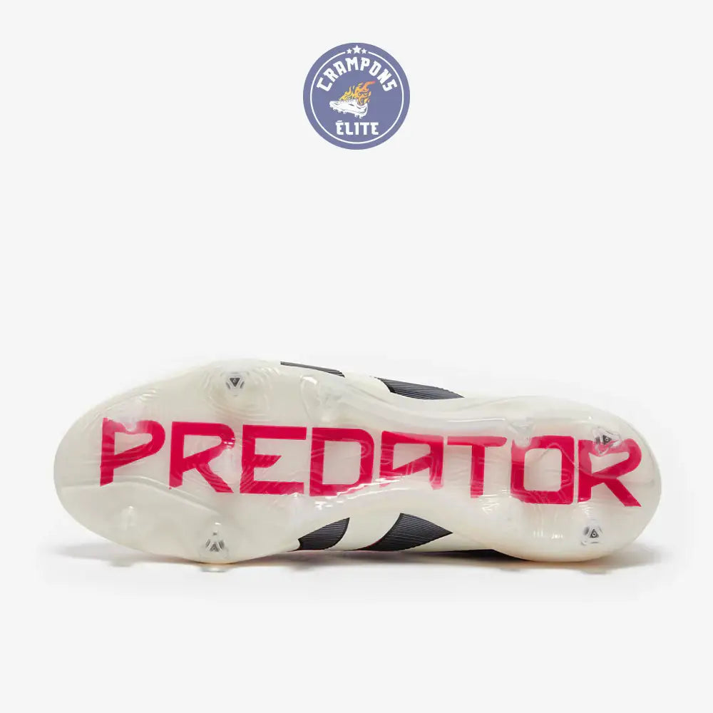 Predator 25.1 Elite FG Champagne - Blanc/Noir/Pure Ruby