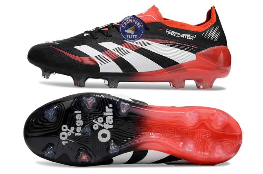 Predator 25.1 Elite FG Moments - Noir/Blanc/Rouge ÉDITION LIMITÉE